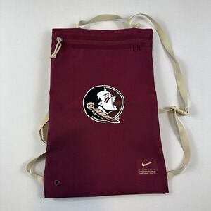 NIKE Florida State Seminoles Utility Gym Sack travel‎ packable foldable Backpack